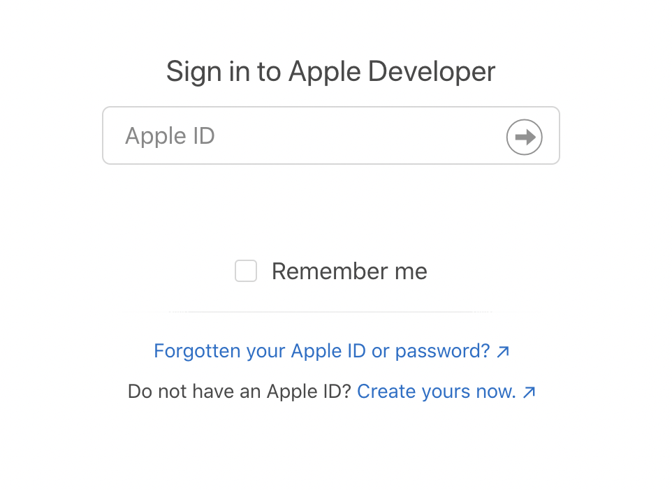 Create an Apple Developer Account